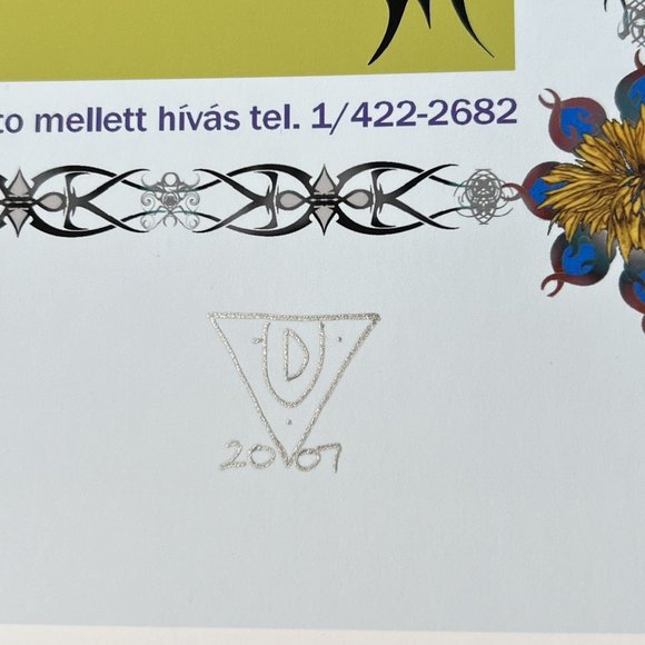 MINT Tori Amos Budapest 2007 by Macrae/Ulysses, S&N and Doodled by Macrae, 21x17 - Picture 6 of 9